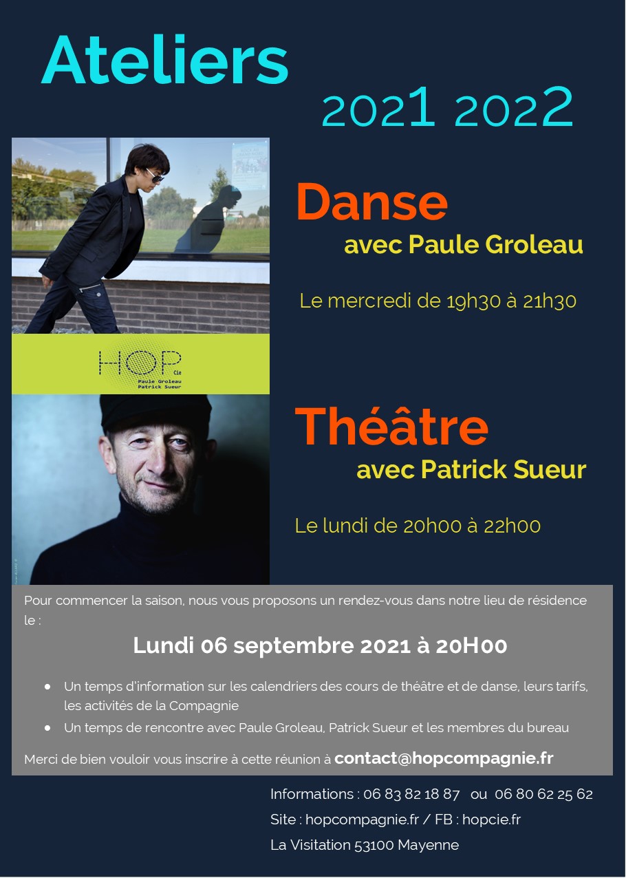 Ateliers Théâtre et Danse – 2020/2021